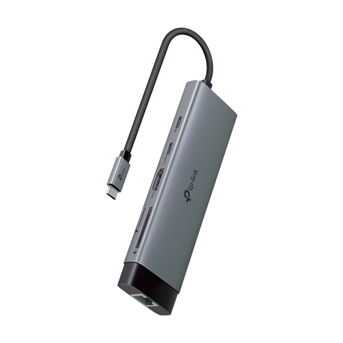 Hub USB-C 9-in-1, Power Delivery 100W, HDMI, Cititor carduri, Transfer date, RJ45 – TP-Link UH9120C