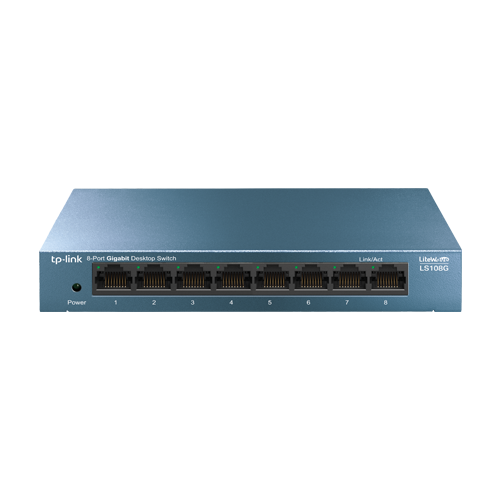 Switch LiteWave LS108G, 8 x RJ45 Gigabit, Unmanaged – TP-Link LS108G