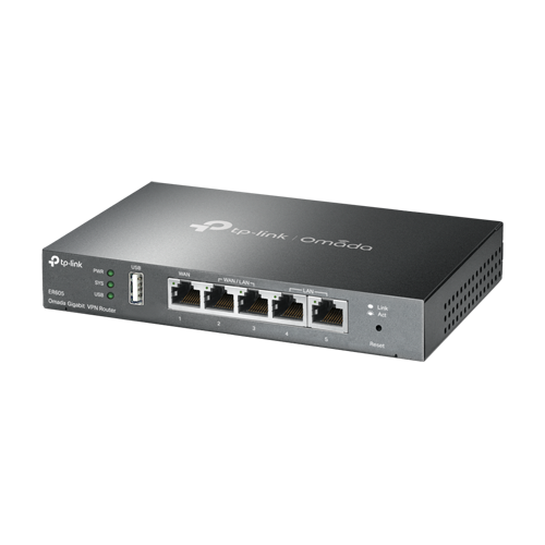 Router VPN Gigabit 1 x RJ45 WAN, 2 x RJ45 LAN/WAN, 2 x RJ45 LAN, 1 x USB – TP-Link Omada ER605