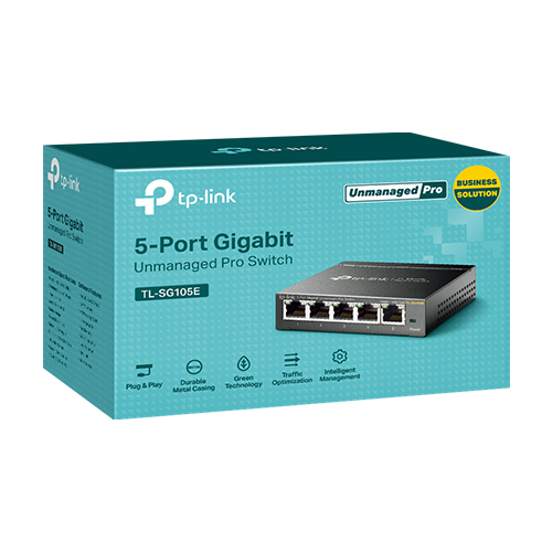 Switch L2, 5 x RJ45 1G, Easy Smart Management – TP-Link TL-SG105E
