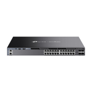 Switch L3, 24 x RJ45 1G, 4 x SFP+ 10G, 2 x USB, Sursa redundanta 1+1, Management – TP-Link Omada SG6428X