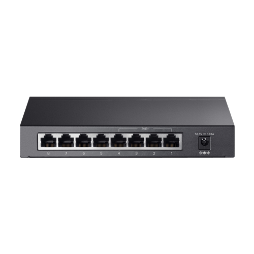 Switch 4 x RJ45 10/100 Mbps PoE, 4 x RJ45 10/100 Mbps, Buget PoE 41W, Unmanaged – TP-Link TL-SF1008LP