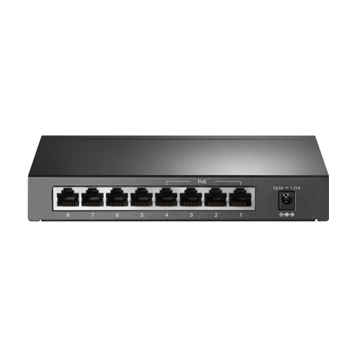 Switch 4 x RJ45 10/100 Mbps PoE, 4 x RJ45 10/100 Mbps, Buget PoE 66W, Unmanaged – TP-Link TL-SF1008P