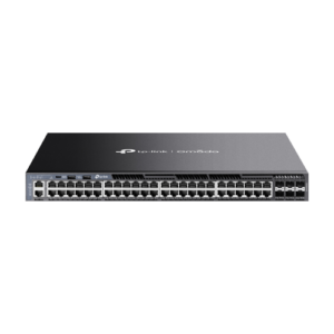 Switch L3, 48 x RJ45 1G, 6 x SFP+ 10G, 2 x USB, Sursa redundanta 1+1, Management – TP-Link Omada SG6654X