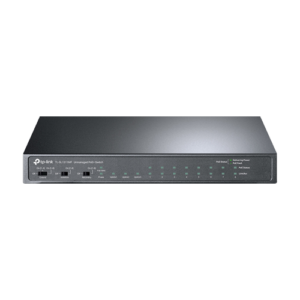 Switch 8 x RJ45 10/100 Mbps PoE, 2 x RJ45 1G, 1 x SFP 1G, Buget PoE 124W, Unmanaged – TP-Link TL-SL1311MP
