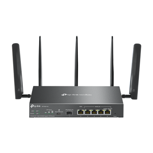 Router 4G+, Wi-Fi 6, AX3000, Nano SIM, 1 x SFP Gigabit, 5 x RJ45 Gigabit – TP-Link Omada ER706W-4G