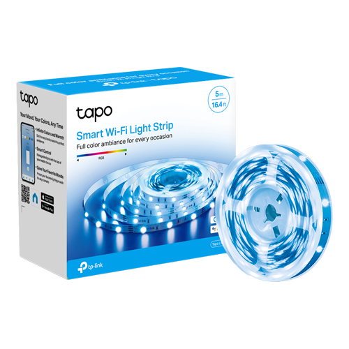 Banda LED RGB inteligenta, 5 metri, Wi-Fi, control de la distanta- TP-LINK Tapo TapoL900-5