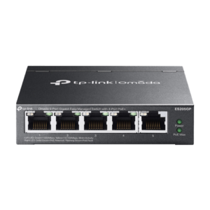 Switch 4 x RJ45 1G PoE, 1 x RJ45 1G, Buget PoE 65W, Easy Managed – TP-Link Omada ES205GP