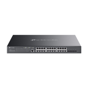 Switch L2+, 24 x RJ45 1G PoE, 4 x SFP+ 10G, Buget PoE 384W, Management, 1U – TP-Link Omada SG3428XMP