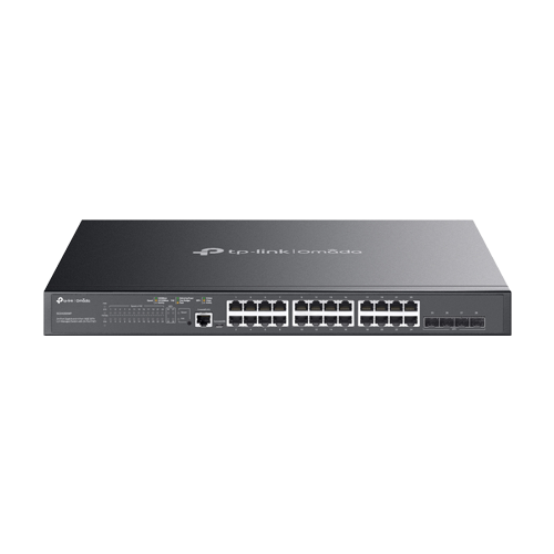 Switch L2+, 24 x RJ45 1G PoE, 4 x SFP+ 10G, Buget PoE 384W, Management, 1U – TP-Link Omada SG3428XMP