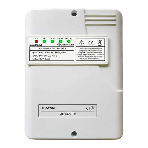 Sursa de alimentare in comutatie cu back-up SAC.142.BTR – ELECTRA SAC.142.BTR