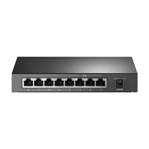 Switch 4 x RJ45 1G PoE, 4 x RJ45 1G, Unmanaged – TP-Link TL-SG1008P