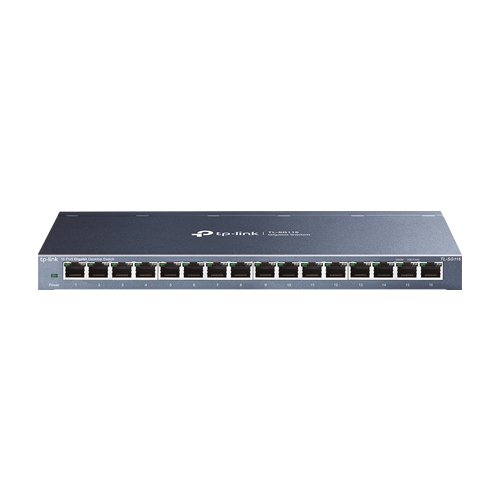 Switch L2, 16 x RJ45 1G, Unmanaged – TP-Link TL-SG116