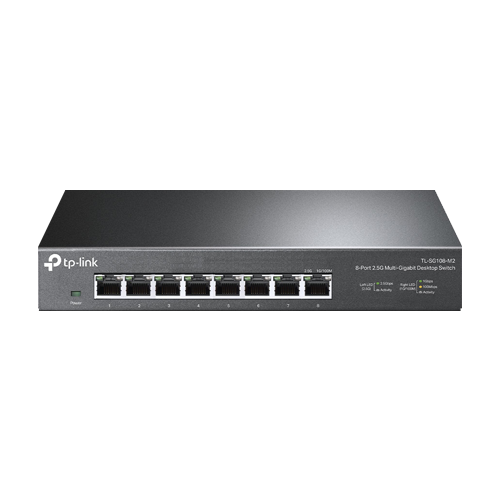 Switch L2, 8 x RJ45 2.5G, Unmanaged – TP-Link TL-SG108-M2