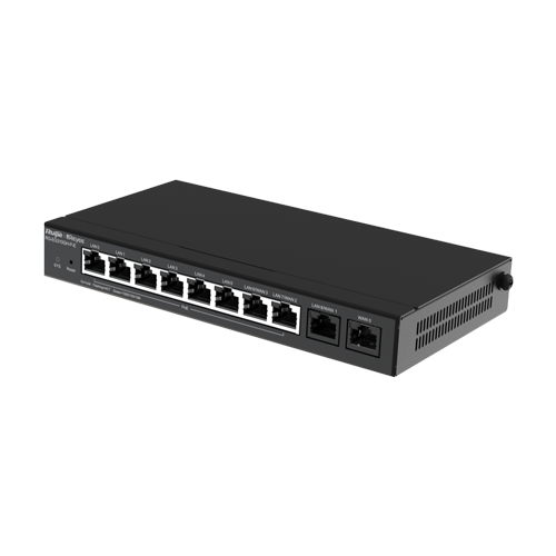 Router 8 x RJ45 1G PoE, 2 x RJ45 1G, Buget PoE 110W, Multi-WAN, Cloud Management – Ruijie RG-EG310GH-P-E