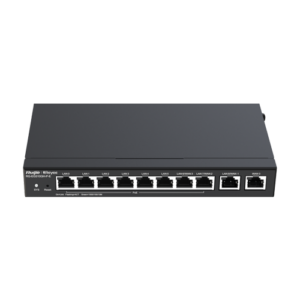 Router 8 x RJ45 1G PoE, 2 x RJ45 1G, Buget PoE 110W, Multi-WAN, Cloud Management – Ruijie RG-EG310GH-P-E