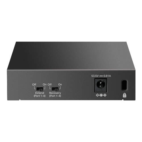 Switch LiteWave, 4 x RJ45 10/100Mbps PoE, 1 x RJ45 10/100 Mbps, Unmanaged – TP-Link LS105LP