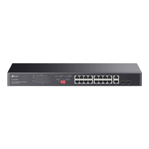 Switch 16 x RJ45 1G PoE, 2 x RJ45 1G, 2 x combo SFP + RJ45 1G, Unmanaged – TP-Link TL-SG1218MP