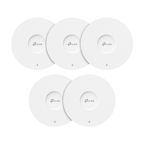 Set 5 x Access Point Wi-Fi 6, AX3000 Dual-Band, 3/5 dBi, 1 x RJ45 Gigabit, PoE – TP-Link Omada EAP653(5-pack)