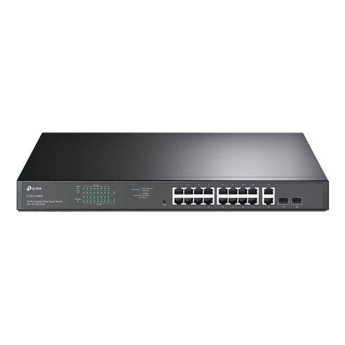 Switch 16 x RJ45 1G PoE, 2 x RJ45 1G, 2 x combo SFP + RJ45 1G, Managed – TP-Link TL-SG1218MPE
