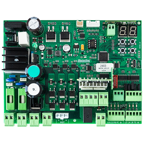 Placa electronica pentru barierele cu motor fara perii, TURBO – MOTORLINE MC90BL-BR-TURBO