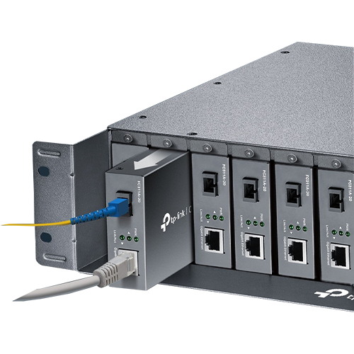 Suport rackabil pentru convertoare media TP-Link TL-FC1420, 14 sloturi – TP-Link FC1420