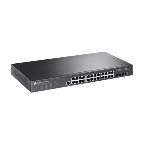 Switch L2+, 24 x RJ45 1G, 4 x SFP+ 10G, Alimentare Baterie 12V, Management – TP-Link TL-SG3428X-UPS