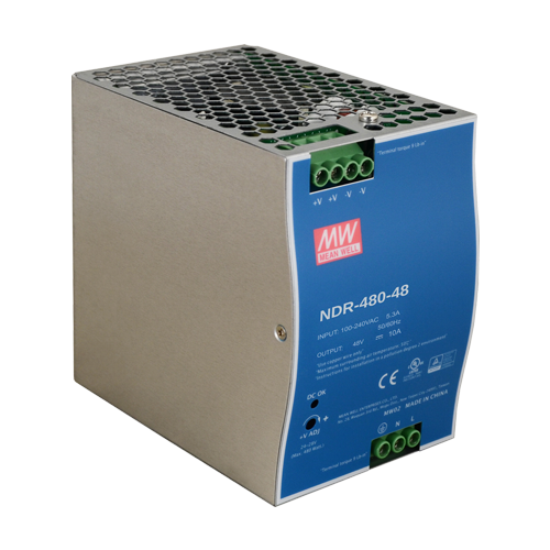 Sursa de alimentare in comutatie, 48V/10A, 480W, sina DIN – MEAN WELL NDR-480-48