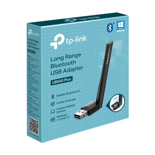 Adaptor USB Bluetooth 5.3, Antena Externa – TP-Link UB500Plus
