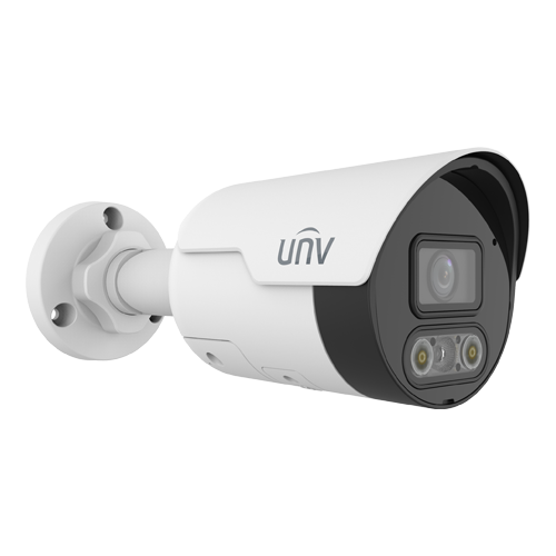 Camera IP ColorHunter Dual-Light, 8MP, lentila 2.8mm, IR 30m, WL 30m, Audio bidirectional, PoE – UNV IPC2128LE-ADF28KMC-DL