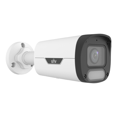 Camera IP Wise-ISP, ColorHunter, 8MP, lentila 4.0mm, WL 30M, Mic, PoE, color 24/7 – UNV IPC2318LE-ADF40KM-WP