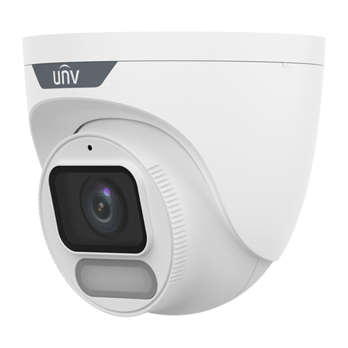 Camera IP Wise-ISP, ColorHunter, 8MP, lentila 2.8mm, WL 30M, Mic, PoE, color 24/7 – UNV IPC3628LE-ADF28K-WP