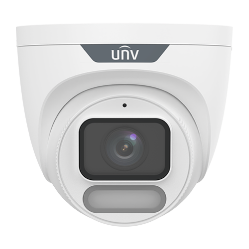 Camera IP Wise-ISP, ColorHunter, 8MP, lentila 2.8mm, WL 30M, Mic, PoE, color 24/7 – UNV IPC3628LE-ADF28K-WP