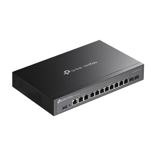 Router VPN, 2 x RJ45 2.5G, 2 x SFP Gigabit, 8 x RJ45 Gigabit, 1 x USB, 1U – TP-Link Omada ER7412-M2