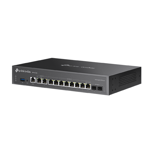 Router VPN, 2 x RJ45 2.5G, 2 x SFP Gigabit, 8 x RJ45 Gigabit, 1 x USB, 1U – TP-Link Omada ER7412-M2