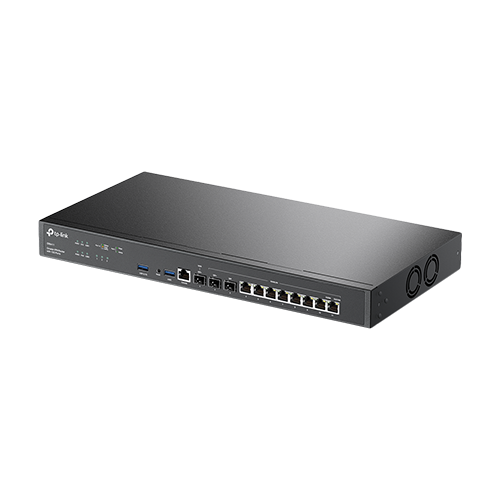 Router VPN, 2 x SFP+ 10G, 1 x SFP Gigabit, 8 x RJ45 Gigabit, 2 x USB, 1U – TP-Link Omada ER8411