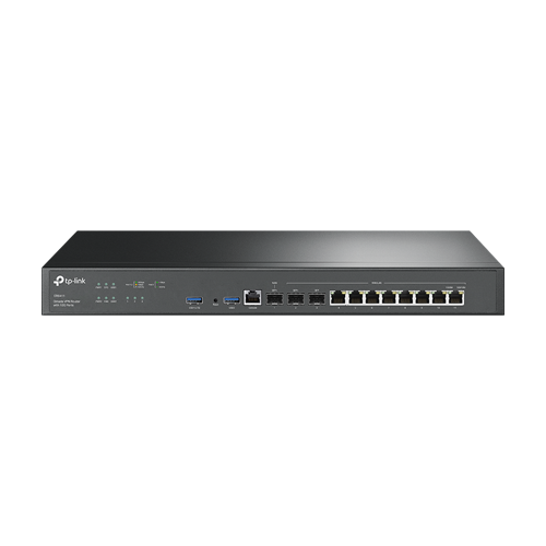 Router VPN, 2 x SFP+ 10G, 1 x SFP Gigabit, 8 x RJ45 Gigabit, 2 x USB, 1U – TP-Link Omada ER8411
