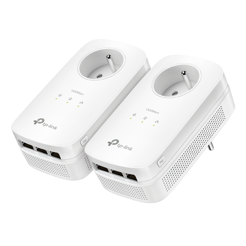 Starter kit Powerline TP-LINK TL-PA8010PKIT AV1300/AV2000 3 Passthrough – TP-LINK TL-PA8030PKIT