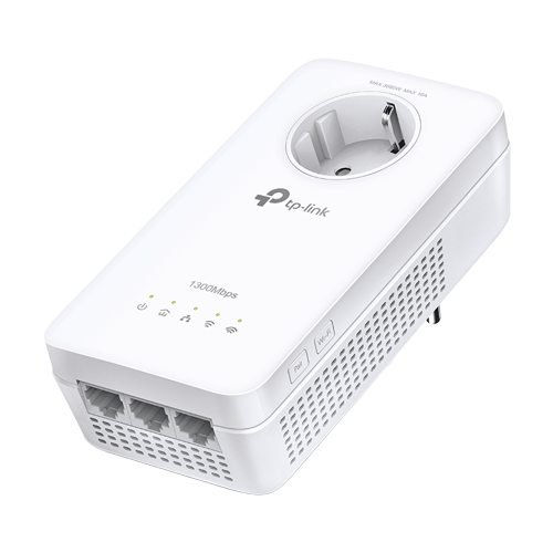 Powerline AV1300, Passthrough, Wi-Fi 5, AC1200 Dual-Band, 3 x RJ45 Gigabit – TP-Link TL-WPA8631P