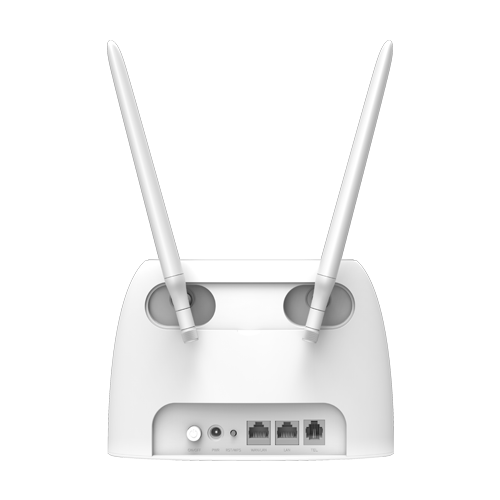 Router 4G, Wi-Fi, N300, 2.4GHz, 1 x SIM, 2 x RJ45 10/100 Mbps, 1 x RJ11 – TENDA TND-4G06