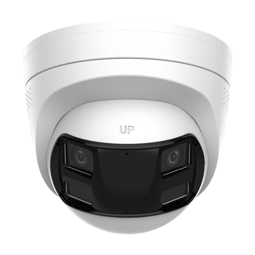 Camera IP Dual lens 6MP, 2 x lentila 2.8mm 180°, IR & WL 30m ColorVu, Audio+Stroboscop – HIKVISION DS-2CD1367G2HP-LIUF-SL-2.8mm