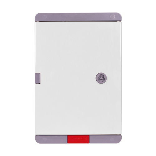 Cutie distributie IP67 din ABS gri, usa mata, placa metalica, 200x300x130 mm PD203013