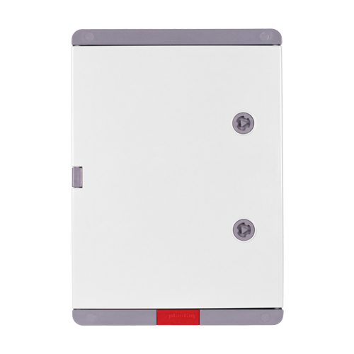 Cutie distributie IP67 din ABS gri, usa mata, placa metalica, 250x350x150 mm PD253515