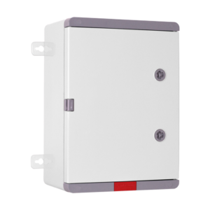 Cutie distributie IP67 din ABS gri, usa mata, placa metalica, 250x350x150 mm PD253515