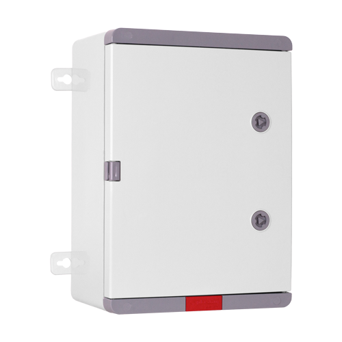 Cutie distributie IP67 din ABS gri, usa mata, placa metalica, 250x350x150 mm PD253515