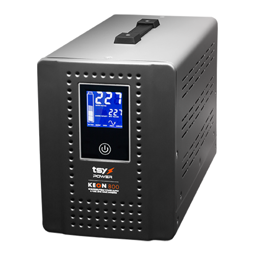 UPS 800VA(fara baterie inclusa), repornire automata, afisaj LCD, protectii multiple, Input AC 155-285V UPS-KEON-800VA