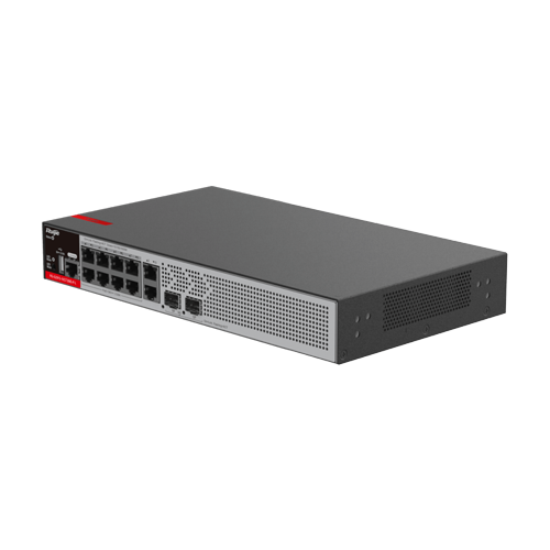 Switch L2+, 8 x RJ45 1G PoE, 2 x SFP 2.5G, 2 x RJ45 1G, Cloud Management – Ruijie RG-S2915-10GT2MS-P-L