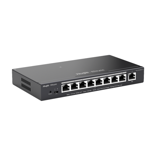 Switch L2, 8 x RJ45 1G PoE, 1 x RJ45 1G, Cloud Management – Ruijie Reyee RG-ES209GC-P