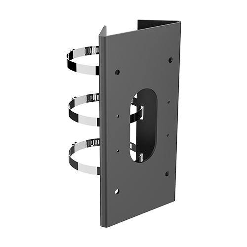 Adaptor montaj stalp pentru camere si doze, Black – HIKVISION DS-1475ZJ-SUS(BLACK)