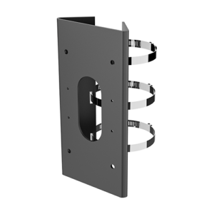 Adaptor montaj stalp pentru camere si doze, Black – HIKVISION DS-1475ZJ-SUS(BLACK)